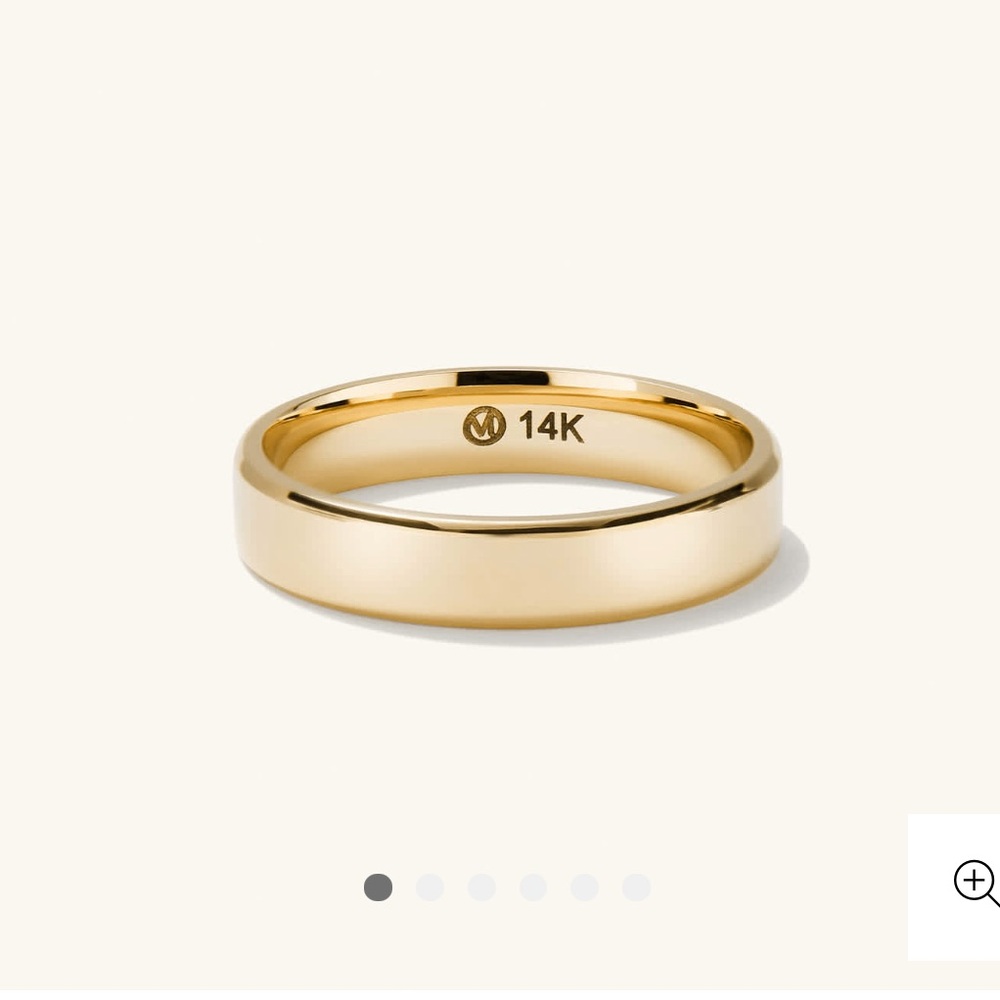 Mejuri 4mm Smooth Band